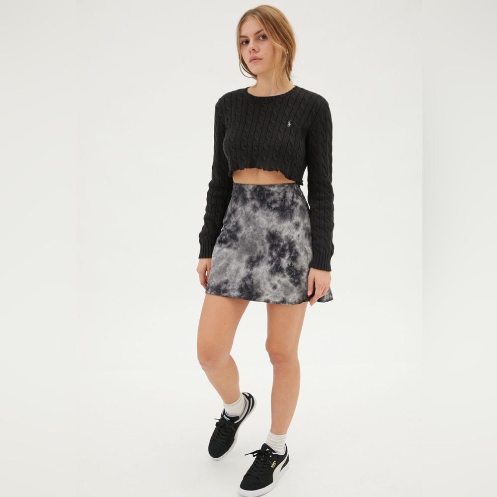 UO Tie-Dye Corduroy Mini Skirt